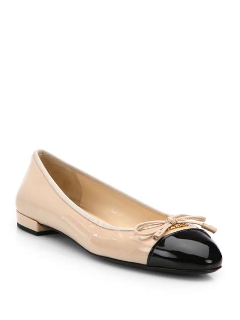 prada leather sole flat|prada shoes for women.